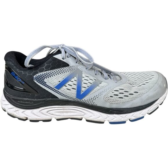 New Balance 840v4 Sneakers Men\'s 9 cushion abzorb black gray blue running train main image 9